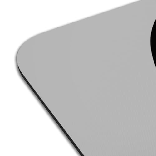 Sets de table dessous en caoutchouc gris antidérapants grand format contre les verres renversés
