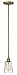Hinkley 4937HB Restoration One Light Pendant from Gatsby Collection in Brass Finish, See Image