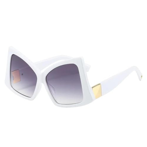 Lunettes de soleil surdimensionnées femmes rétro et verres UV400 carrés