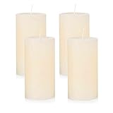 NKlaus Velas de Adviento rústicas, larga duración de combustión