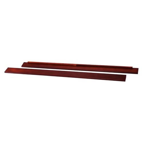 Image of Full-Size Conversion Kit Bed Rails for Kalani Convertible Cribs by DaVinci Baby - Solid Wood Rail - Toddler and Adult Bed Rail for Full-Size Beds - Essential Nursery & Baby Furniture (Rich Cherry)