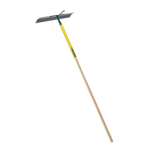 LEBORGNE - Épandeur à Béton Batipro 50 cm - Manche Bois Certifié PEFC 100% - Outillage de Jardin - Pour Bitume, Tout-Venant, Béton - Lame Acier Trempé - Monture Élargie