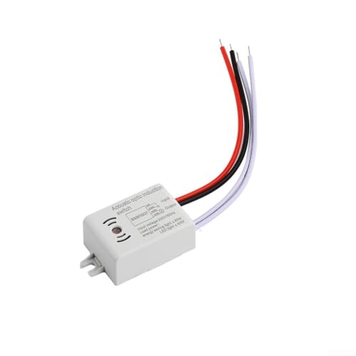 Módulo de interruptor de inducción activado por sonido y luz LED de 220 V para interiores con retardo automático y control fotosensible para iluminación de bajo consumo