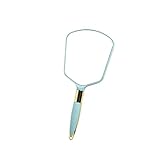 FRCOLOR 1 Miroir de Maquillage pour la Main Miroir de Voyage Portable Miroir cosmétique de Voyage Miroir de Maquillage Portable Miroir de beauté Petit Miroir à Main Accessoire de Tatouage Portable