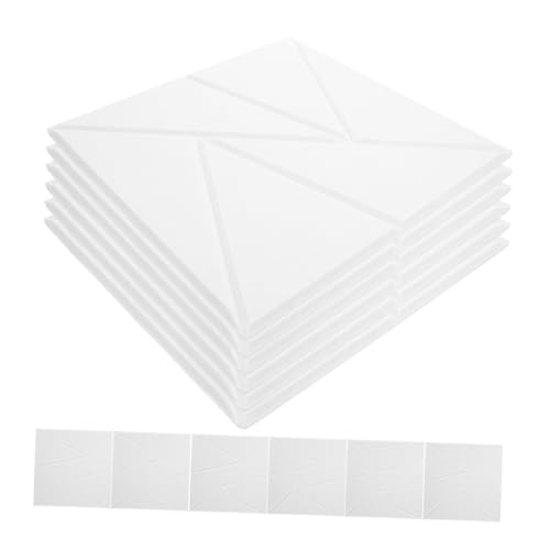 iplusmile 12pezzi Pannelli Fonoisolanti in Schiuma Ad Densità Per Isolamento Acustico e Decorazione Delle Pareti Riduttore Rumore Per Ambienti