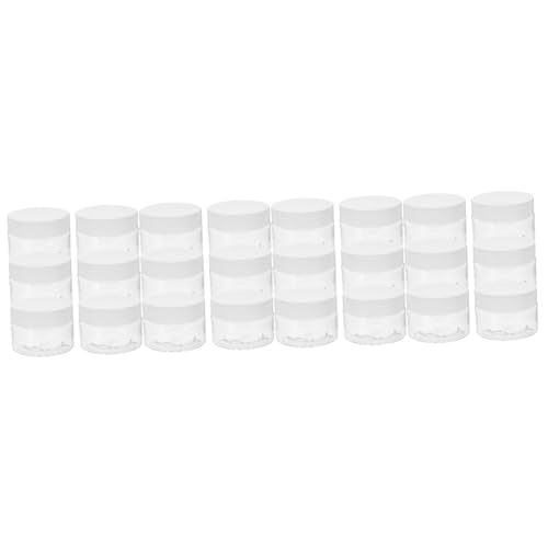 Beavorty 4 Juegos Frascos Recipientes Con Tapas Envase De Crema De Boca Ancha Envases De Crema De Viaje Envases De Crema Con Tapas Tarros De Crema Con Tapas La Mascota 6 Piezas * 4