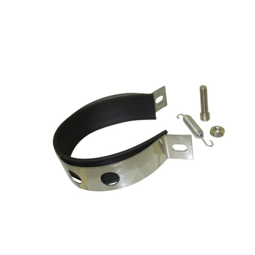Collier de silencieux 90mm anti vibration pour échappement de moto pit dirt bike