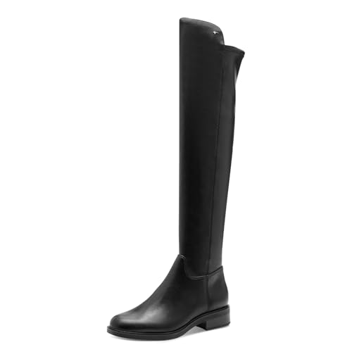 Tamaris Damen Stiefel Leder schwarz 39