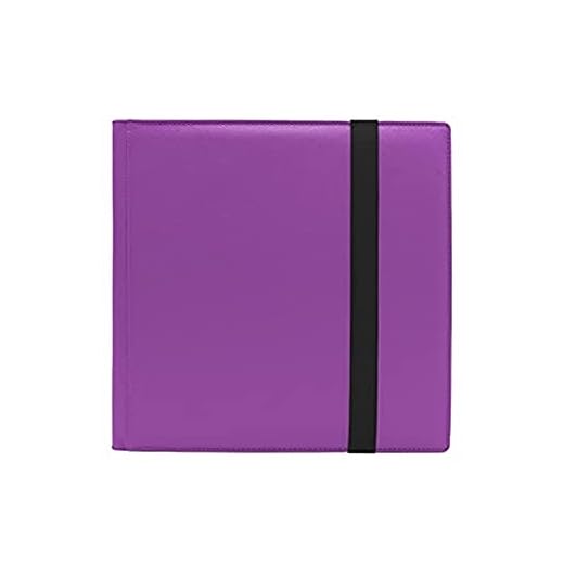 Card Game Dex Protection Noir Binder 12 Pocket Card Portfolio - Holds 480 Cards - Purple