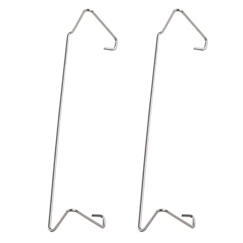 Qsvbeeqj CPU Radiator Fan Hook Fixed Bracket Fan Buckle Elastic Stainless Steel Fan Buckle 2Pcs/ Set CPU Fan Hook