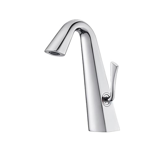 Robinet de lavabo design en laiton brossé pour une salle de bains chic - 2