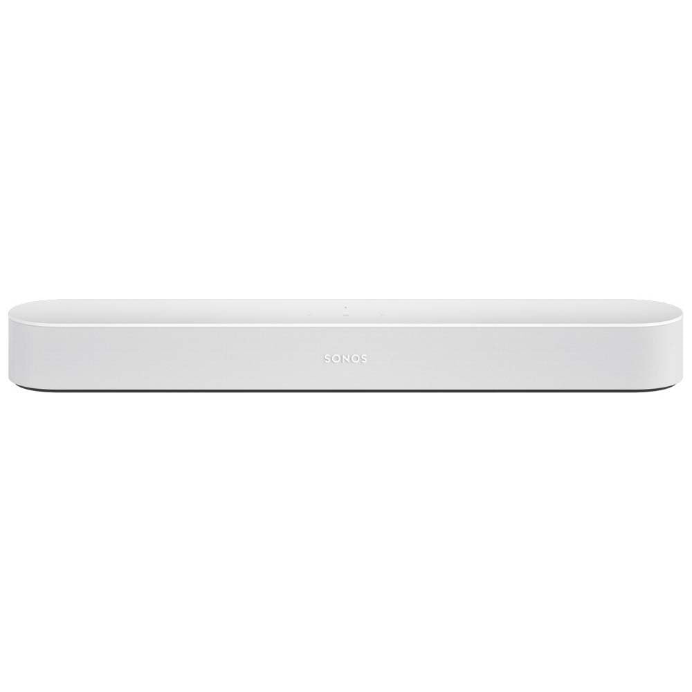 Sonos Beam - Barre de Son TV - Compacte et Intelligente - Assistant Google et Amazon Alexa Intégrés - Air Play 2 - Home Cinéma - Multiroom WiFi - Musique en Streaming dans toutes les pièces - Blanc