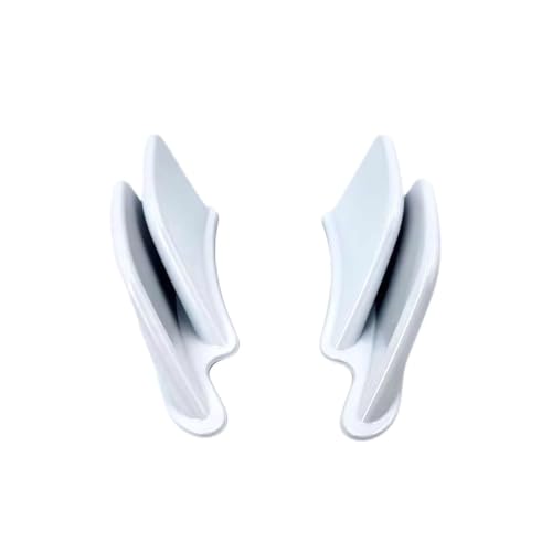 Spoilers de moto universels blancs pour look sportif en balade routière