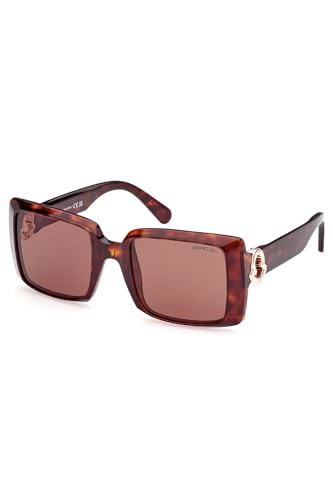 Amazon.com: Moncler Promenade Sunglasses ML0244 52E Havana 53mm 