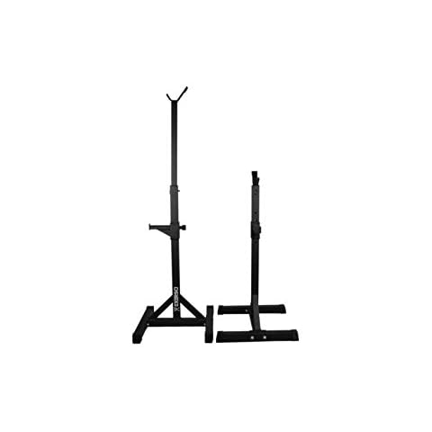 Exersci Heavy Duty Squat Rack with Weight Bench Support 200kg max load Cover