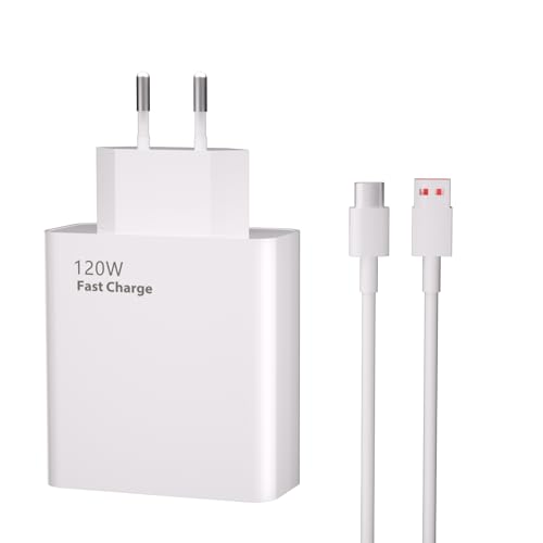 120W Hypercharge Type A Ladegerät Kompatibel mit Redmi Note 15 14 13 12 11 Pro+ 5G Poco Xiaomi Redmi 15T 14T 13T 13 12T 12 11T Pro; Poco F8 F7 Ultra X8 F8 F7 X7 F6 Pro Pad 6S 12.4 USB C Ladekabel