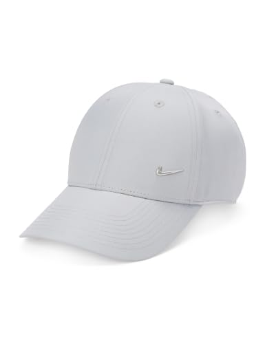 Image of Nike Unisex Adult Club Structured Metal Swoosh Cap Hat | Mens and Womens