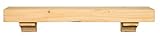 Pearl Mantels 412-48 Shenandoah Natural Unfinished 48' Mantel Shelf
