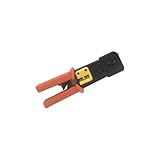RJ45 Pass Through Network Cable Pliers, Multifunctional Perforated Crystal Head Network Connection Pliers, 6P/8P Crimping Pliers
