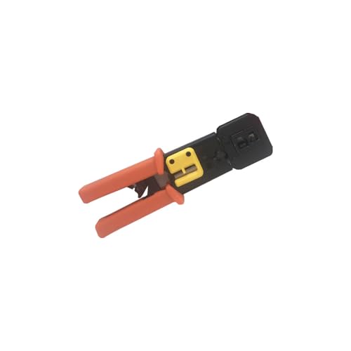 RJ45 Pass Through Network Cable Pliers, Multifunctional Perforated Crystal Head Network Connection Pliers, 6P/8P Crimping Pliers