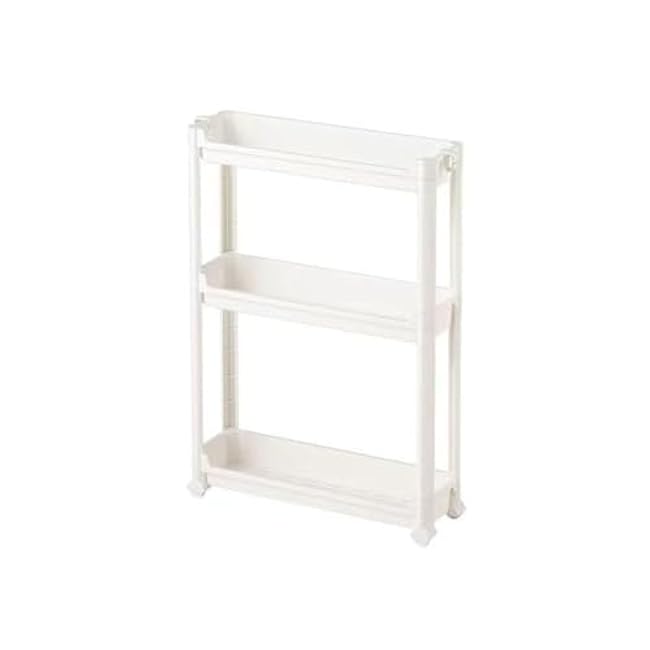 Multilayered Bathroom Accessory Rack Water Resistant Plastic Storage Solution