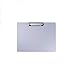 Officemate Aluminum Coated Plastic Clipboard, Landscape Size, 11" x 8.5", Low Profile Clip, Silver (83028)