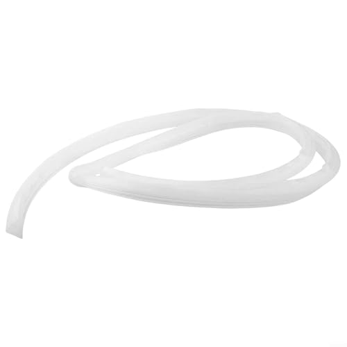 Striscia di ricambio in gomma per porte del bagno e doccia, 2 m, 612 mm, adatta per fondo in vetro per evitare perdite d'acqua e penetrazione del vento (10 mm)