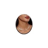 HAXIYA Gold Necklace Jewelry for Women 14K Gold/Silver Plated Snake Chain Necklace Choker Necklaces
