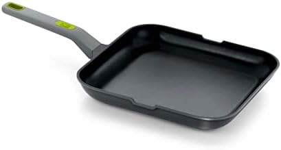 BRA Grill, zwart, 22 cm, geschikt voor alle soorten keukens, ook inductie : Bra