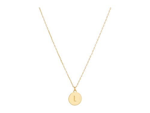 Kate Spade New York Kate Spade Mini Initial Pendant L Gold One Size