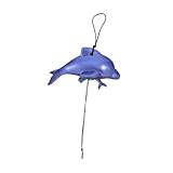 dauphin fonte 125 Motif dauphin : le ravissant motif dauphin ajoute une touche de créativité et de plaisir à la décoration de votre balcon ou de votre jardin, cloche suspendue, cloche suspendue en métal de jardin