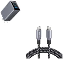 Anker Prime Charger, 100W 3-Port GaN USB C Charger Block&Anker Prime USB C Cable, 240W Fast Charging Cord
