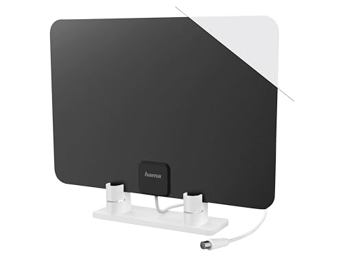 DVB-T/DVB-T2-Zimmerantenne, Performance 15, superflach, Weiß/Schwarz