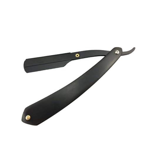 Healeved Men's Shaving Manual Razor for Men Vintage Metal Barber Razor Safe for Beard Sideburns Fine Hair