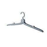 折りたたみハンガー 携帯ハンガー 旅行用 グレー コンパクト 【選べる 1/2/4個セット】 持ち運び 洗濯 物干し 旅行 出張 夏休み トラベル 便利 軽量