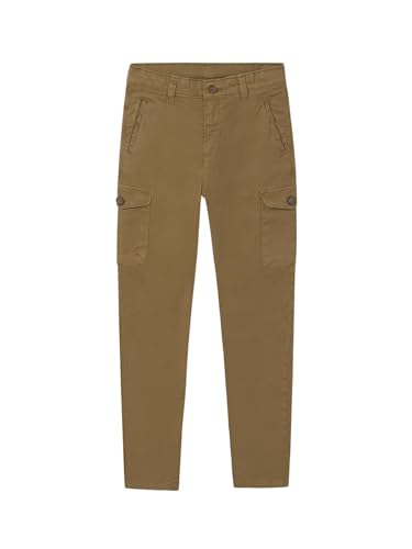 Mayoral Slim Cargo Pants for Boys Camel