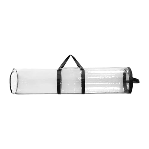 Sac de rangement pochette organisateur rouleaux cylindre transparent pour stockage maison