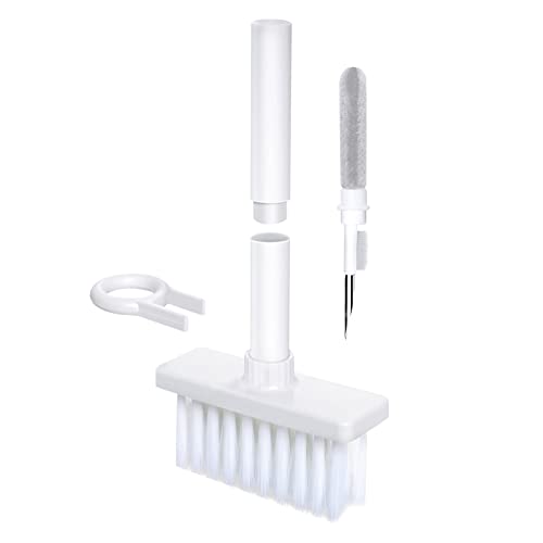 XTVTX Kit de Brosse de Nettoyage pour Clavier, 5 en 1 Kit de Nettoyage pour Clavier, Brosse de Nettoyage Multifonctions pour PC, écouteurs, Lego, Ordinateur Portable, Airpods Pro, Objectif de caméra Cover