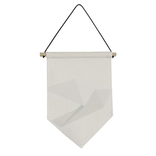 Origa White Pigeon Pattern Canvas Flag Hanging Wall Art Decor Banner