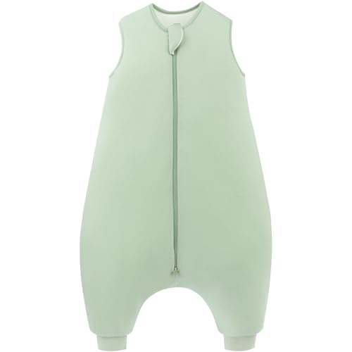 Image of PurComfy Supersoft Toddler Sleep Sack with Feet 1.0 TOG Premium Bamboo Viscose Sleep Bag Walker with Legs 12-18-24-2t-4t-5t