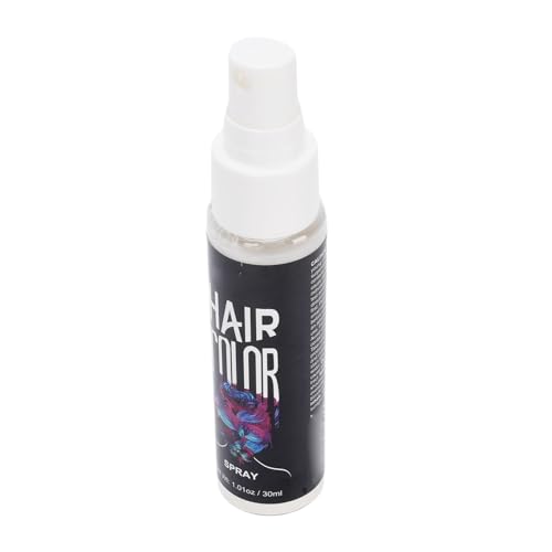 YUYTE Spray de Couleur de Cheveux Temporaire pour Femmes Hommes, Teinture de Cheveux Temporaire Colorant Blanche Lavable Couleur Cire Non Cadasse Non Grasse pour Fête, Creux, Cosplay