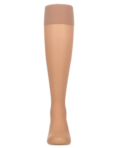 MeMoi Women's Silky Sheer 30 Denier Knee High Sock4