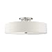 Livex Lighting Meridian 6 Light Brushed Nickel Ceiling Mount