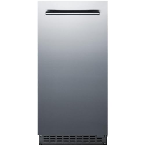 Fabricadora de hielo empotrable 62 lb acero inoxidable miniatura 2