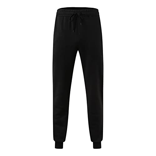 Mens Heavyweight Fleece Workout Joggers Loose Fit Gym Athletic Pants Cozy Loose Baggy Travel Pants2