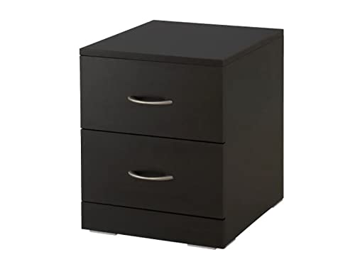Ikea NODELAND Chest of 2 Drawers, black-brown43x45 cm (16 7/8x17 3/4 ")-image-34