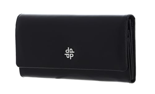 Picard Black Tie Geldbörse aus glattem Rindsleder, in der Farbe: Schwarz, Maße: 19 x 9,5 x 3 cm, 55274T8001