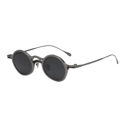 Lunettes de soleil rétro homme finis les maux de nez grâce au titane pur magnétique UV400