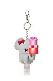 Pocketbac holder elephant with presents bath and body works