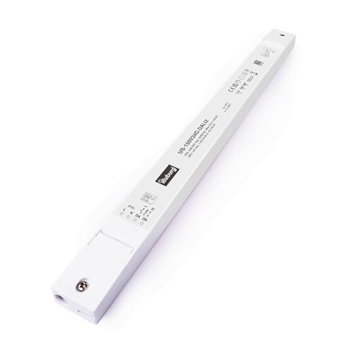 illuburg Transformador LED 24V 150W Regulable DALI PUSH Extraplano Sin Parpadeo LED Alimentador Fuente de Alimentación